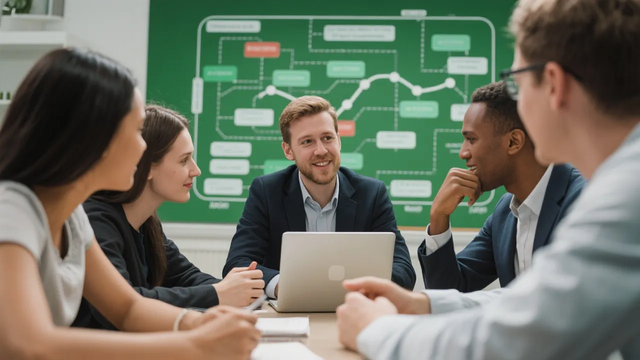 团队讨论产品路线图